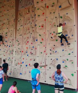 Sport mur d'escalade